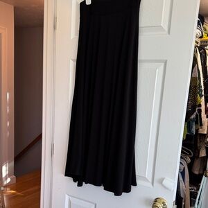 Elegant Black High-Low Women's Skirt